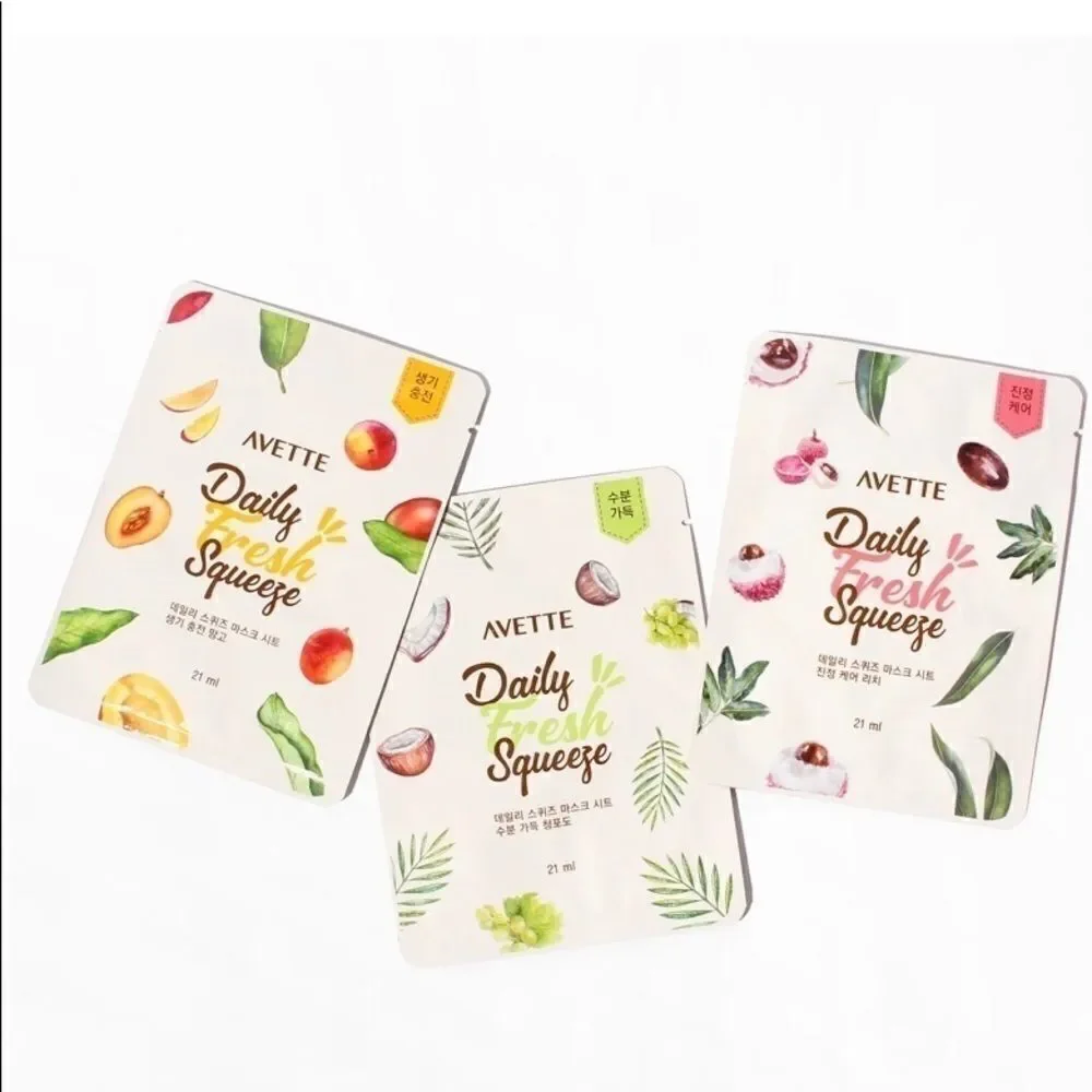 Avette Daily Fresh Squeeze Sheet Face Masks Ipsy